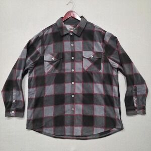 Freedom Foundry‎ Men's Long Sleeve Heavy Flannel Shirt/Jacket Size Large